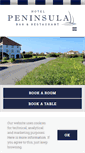 Mobile Screenshot of peninsulahotelguernsey.com